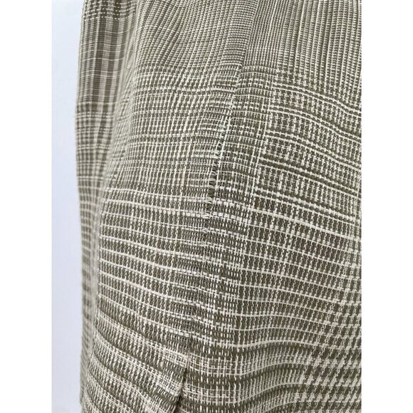 Vintage Evan Picone Plaid Textured‎ A-Line Skirt Union Label Made In USA Sz 8 - Picture 8 of 13